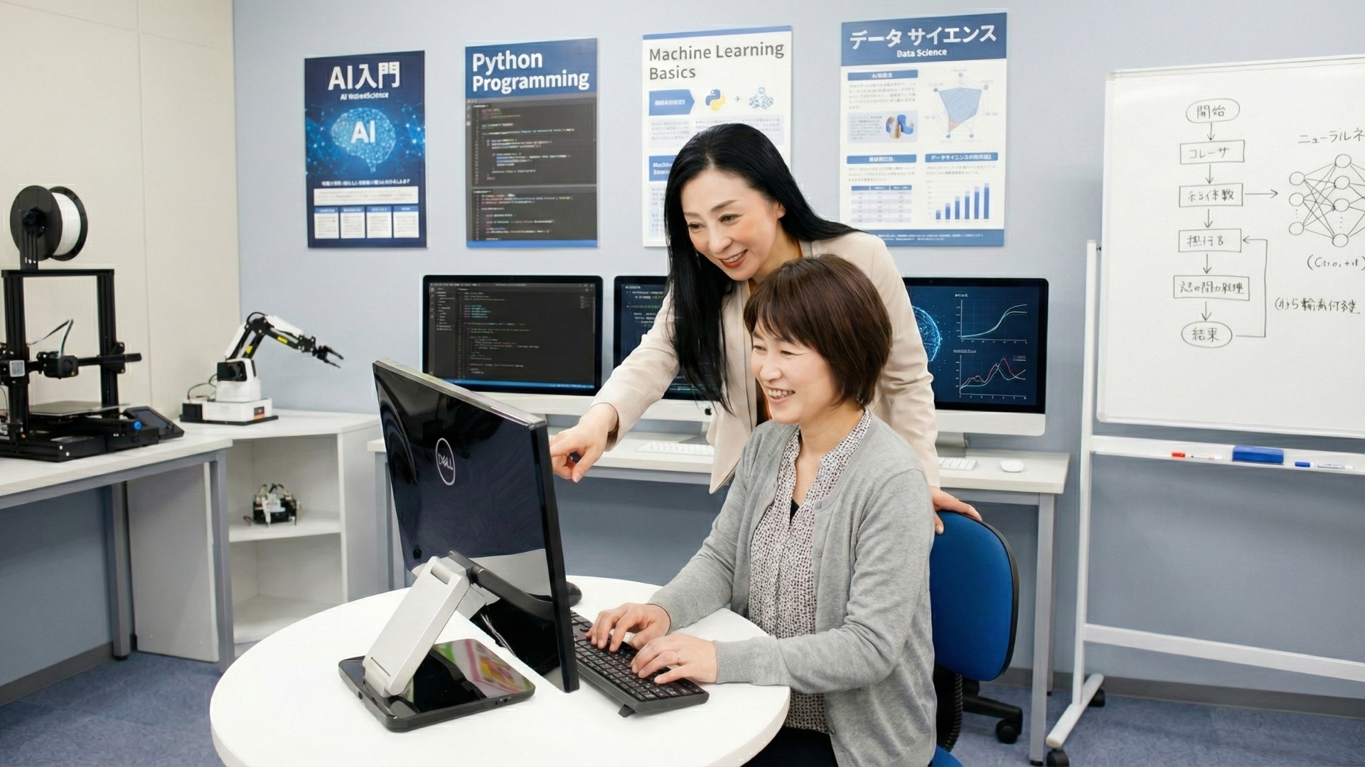 仕事に使えるAIを
やさしく学ぶ