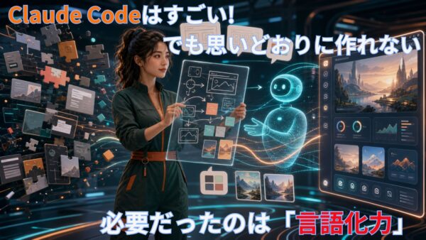 Claude Codeはすごい。でも思いどおりに作れない｜必要だったのは「言語化力」