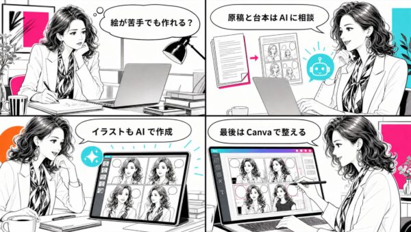 AIマンガ制作、はじめました。夢の漫画家デビューとデザインスキルの話