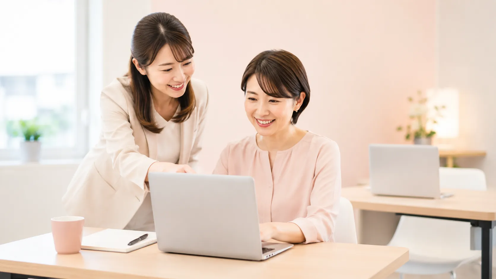 女性講師によるAI体験レッスン