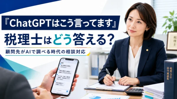 「ChatGPTはこう言ってます」に税理士はどう答える？