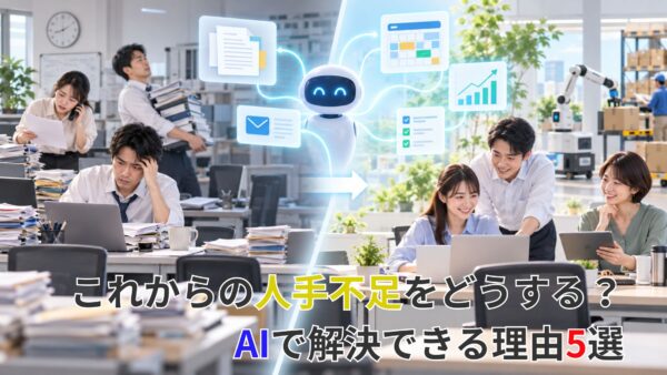 これからの人手不足をどうする？｜AIで解決できる理由5選